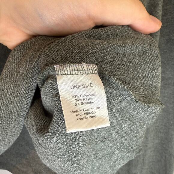 Brandy Melville Women's Cropped Pullover Crew Neck Sweatshirt One Size Green - Picture 7 of 8